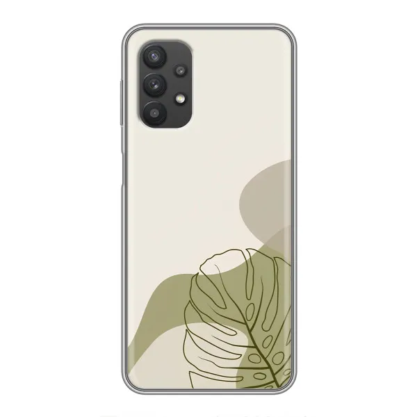 Чехол с принтом «Зеленая монстера дизайн» для Samsung Galaxy A32 (5G) Чехол с принтом «Зеленая монстера дизайн» для Samsung Galaxy A32 (5G)