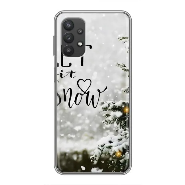 Чехол с принтом «Let it snow» для Samsung Galaxy A32 (5G)