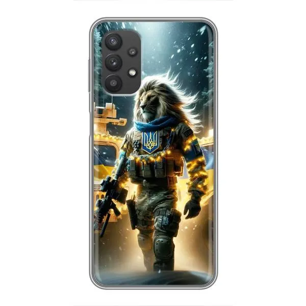 Чехол с принтом «ЛЕВ ЗСУ» для Samsung Galaxy A32 (5G)