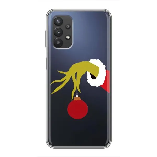 Чехол с принтом «Гринч с игрушкой» для Samsung Galaxy A32 (5G)
