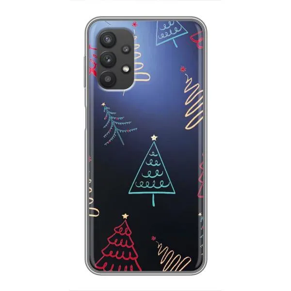 Чехол с принтом «Рождественские елки» для Samsung Galaxy A32 (5G)
