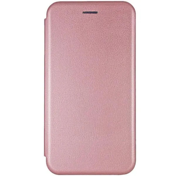Кожаный чехол-книжка Classy для Samsung Galaxy A32 4G — Rose Gold — фото 1
