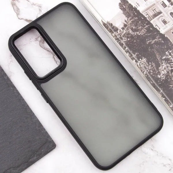 Чехол TPU+PC Lyon Frosted для Samsung Galaxy A32 4G — Черный — фото 4 Чехол TPU+PC Lyon Frosted для Samsung Galaxy A32 4G — Черный — фото 4