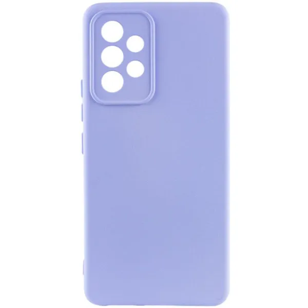Чехол Silicone Cover Ummi Lakshmi Full Camera (AA) для Samsung Galaxy A32 4G — Сиреневый — фото 1