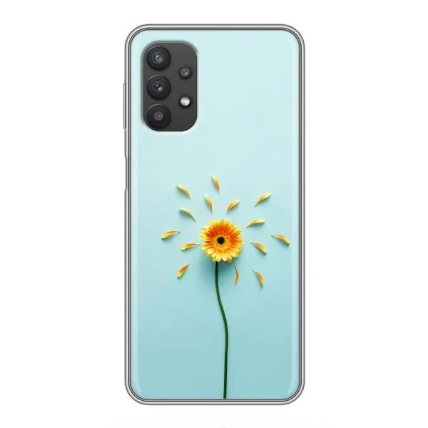 Чехол с принтом «Желтый цветок» для Samsung Galaxy A32