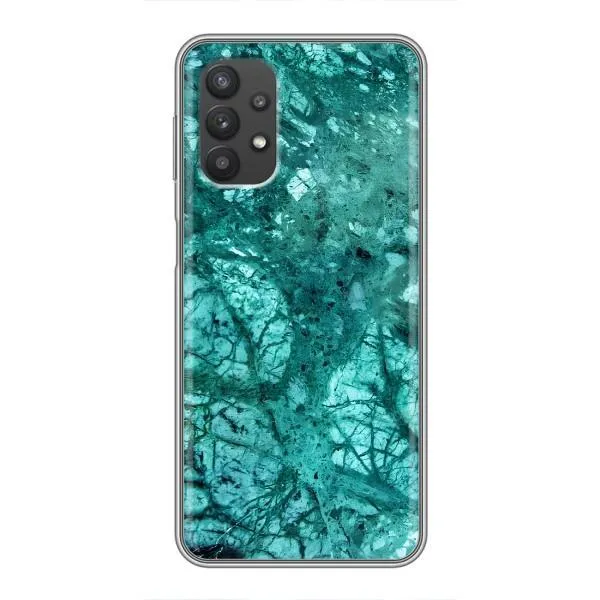Чехол с принтом «Зеленый мрамор» для Samsung Galaxy A32 Чехол с принтом «Зеленый мрамор» для Samsung Galaxy A32