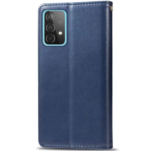 Кожаный чехол-книжка GETMAN Gallant (PU) для Samsung Galaxy A33 5G — Синий — фото 2 Кожаный чехол-книжка GETMAN Gallant (PU) для Samsung Galaxy A33 5G — Синий — фото 2