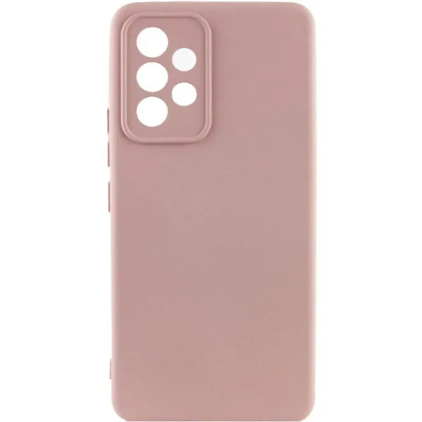 Чехол Silicone Cover Ummi Lakshmi Full Camera (AA) для Samsung Galaxy A33 5G — Розовый — фото 1