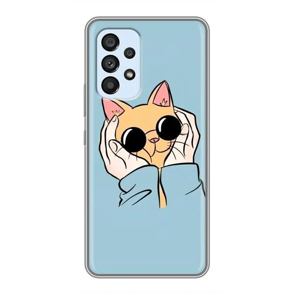 Чехол с принтом «Котик в очках» для Samsung Galaxy A33 (5G) Чехол с принтом «Котик в очках» для Samsung Galaxy A33 (5G)