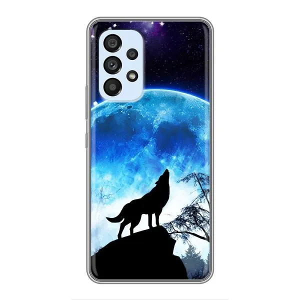Чехол с принтом «Волк на луну» для Samsung Galaxy A33 (5G)