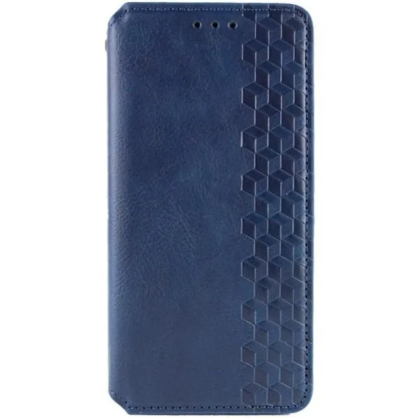 Кожаный чехол-книжка GETMAN Cubic (PU) для Samsung Galaxy A34 5G — Синий — фото 1 Кожаный чехол-книжка GETMAN Cubic (PU) для Samsung Galaxy A34 5G — Синий — фото 1