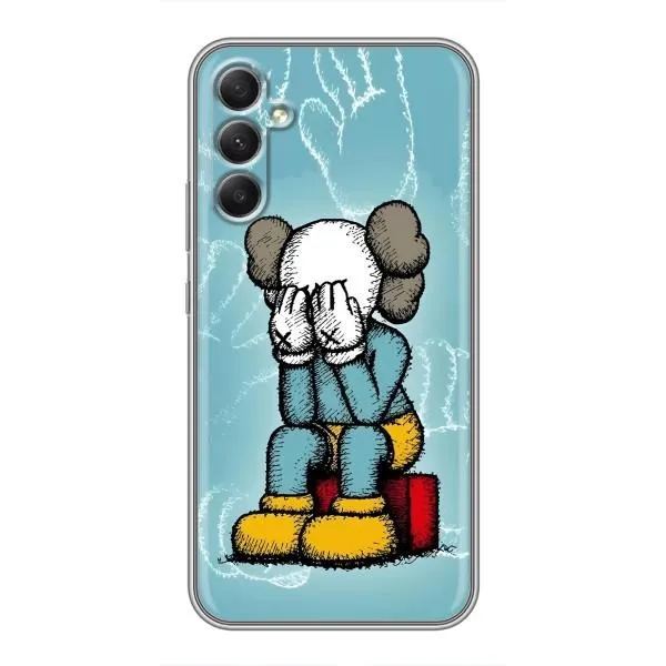 Чехол с принтом «Плач Bearbrick» для Samsung Galaxy A34 Чехол с принтом «Плач Bearbrick» для Samsung Galaxy A34