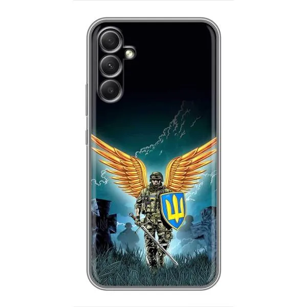 Чехол с принтом «Солдат ЗСУ» для Samsung Galaxy A34 Чехол с принтом «Солдат ЗСУ» для Samsung Galaxy A34