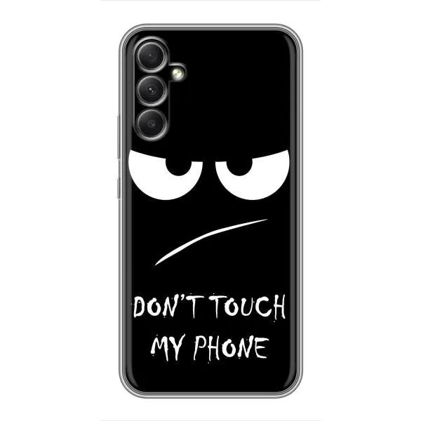 Чехол с принтом «Dont Touch» для Samsung Galaxy A34 Чехол с принтом «Dont Touch» для Samsung Galaxy A34