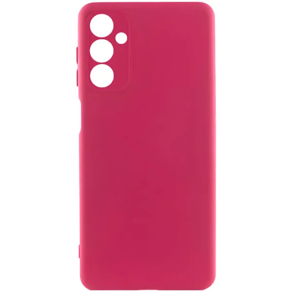Чехол TPU GETMAN Liquid Silk Full Camera для Samsung Galaxy A35 — Красный