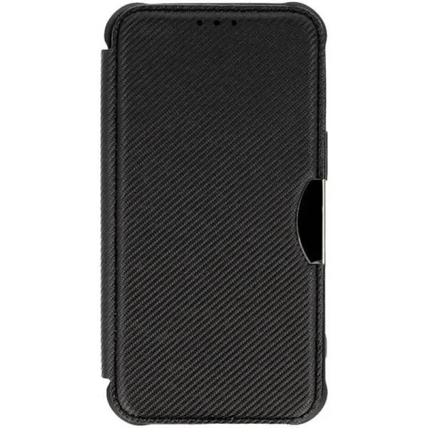 Кожаный чехол-книжка GETMAN Razor (PU) для Samsung Galaxy A36 5G / A56 5G — Черный — фото 1