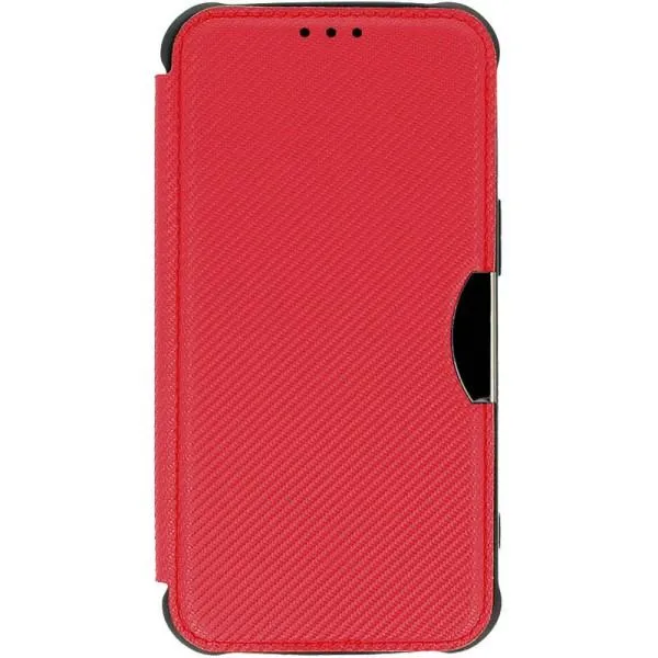 Кожаный чехол-книжка GETMAN Razor (PU) для Samsung Galaxy A36 5G / A56 5G — Красный — фото 1