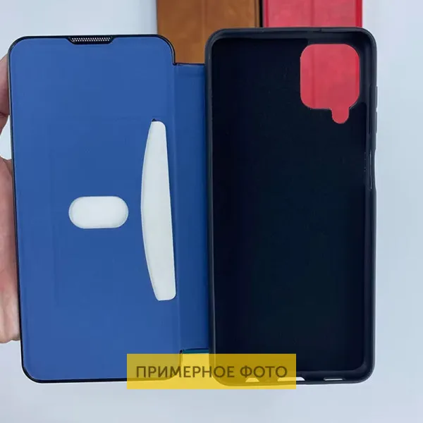 Кожаный чехол-книжка Belora для Samsung Galaxy A36 5G / A56 5G — Темно-синий — фото 4