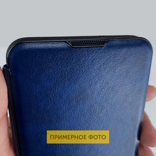 Кожаный чехол-книжка Belora для Samsung Galaxy A36 5G / A56 5G — Темно-синий — фото 5