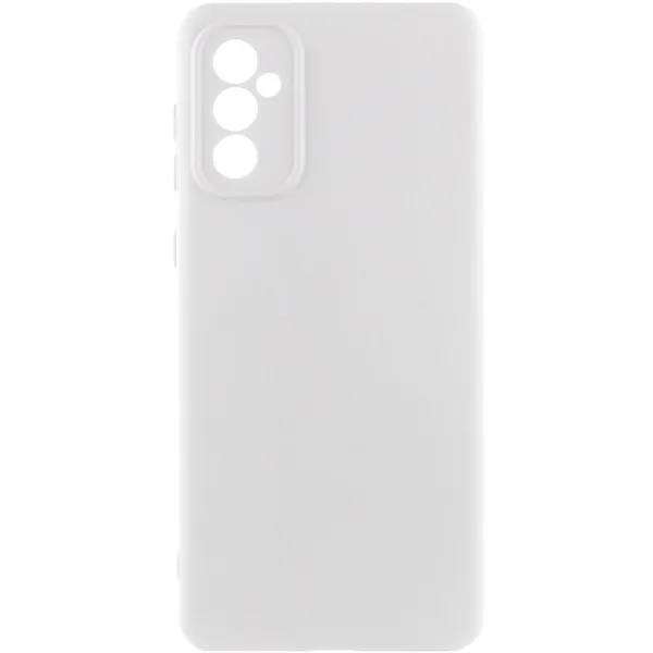 Чехол TPU GETMAN Liquid Silk Full Camera для Samsung Galaxy A36 5G — Белый