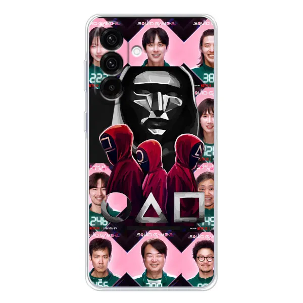 Чохол з принтом «Учасники Гра кальмара» для Samsung Galaxy A36 5G