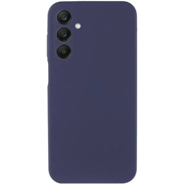 Чехол TPU GETMAN Liquid Silk Full Camera для Samsung Galaxy A37 5G — Синий — фото 3