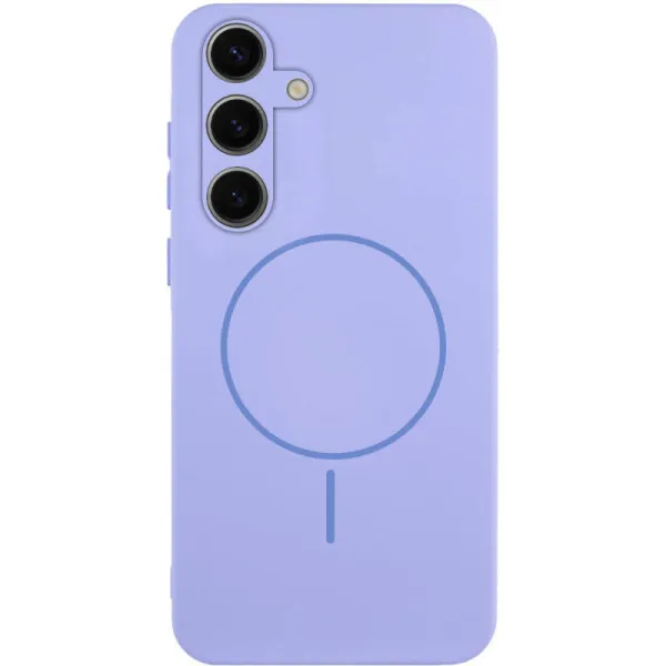 Чехол Silicone Cover Lakshmi Full Camera (AA) with Magnetic Fit для Samsung Galaxy A37 5G — Сиреневый — фото 1 Чехол Silicone Cover Lakshmi Full Camera (AA) with Magnetic Fit для Samsung Galaxy A37 5G — Сиреневый — фото 1