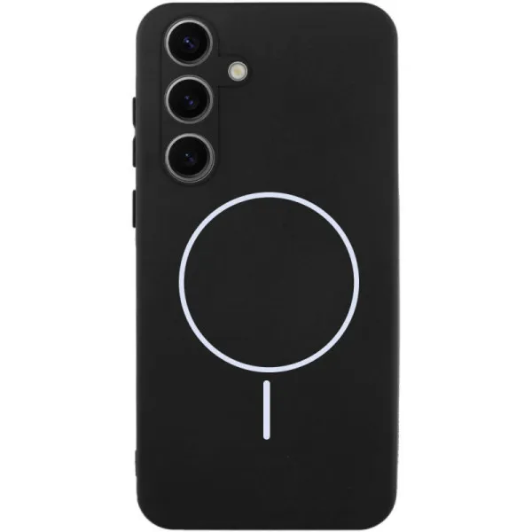 Чохол Silicone Cover Lakshmi Full Camera (AA) with Magnetic Fit для Samsung Galaxy A37 5G — Чорний — фото 1 Чохол Silicone Cover Lakshmi Full Camera (AA) with Magnetic Fit для Samsung Galaxy A37 5G — Чорний — фото 1