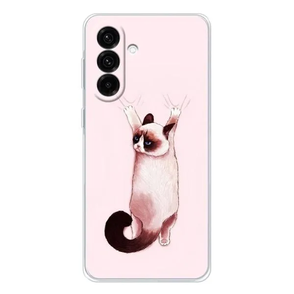 Чехол с принтом «Котик падает» для Samsung Galaxy A37