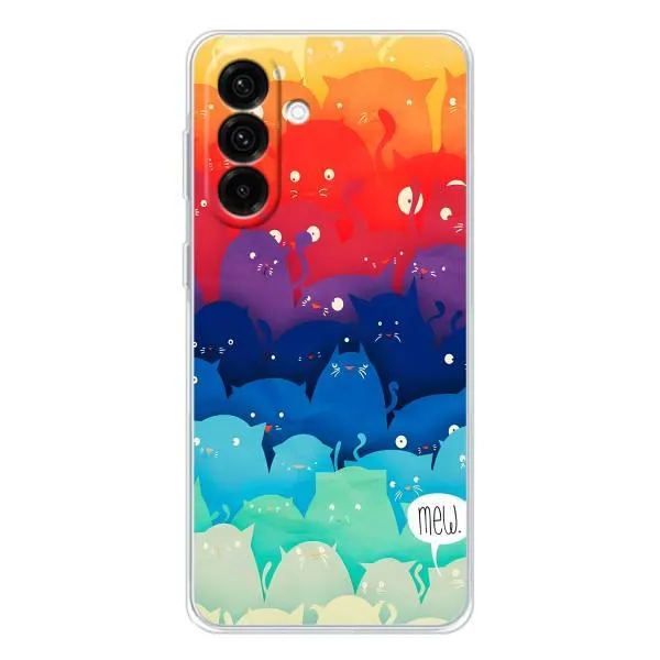 Чехол с принтом «Mew» для Samsung Galaxy A37