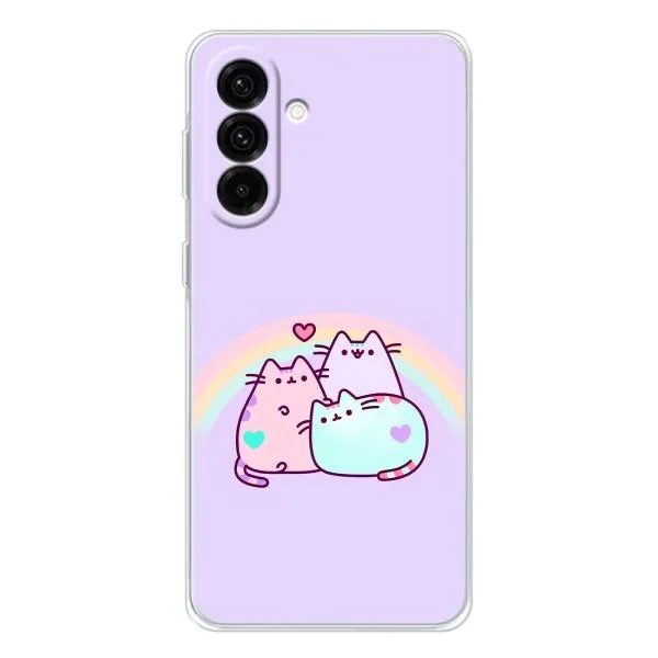 Чехол с принтом «Радужные котики» для Samsung Galaxy A37