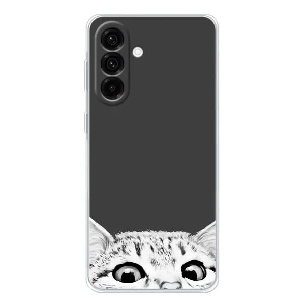 Чехол с принтом «Выглядывает кот» для Samsung Galaxy A37