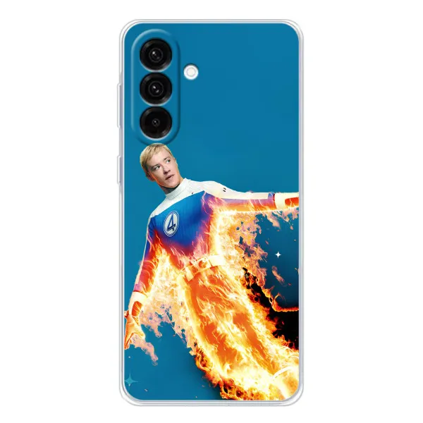 Чохол з принтом «Людина-факел у вогні» для Samsung Galaxy A37 Чохол з принтом «Людина-факел у вогні» для Samsung Galaxy A37