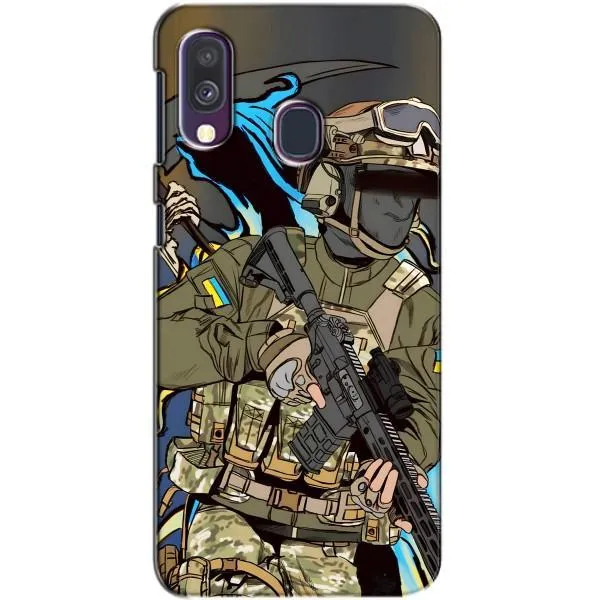 Чехол с принтом «Воин ВСУ» для Samsung Galaxy A40 2019 (A405F) Чехол с принтом «Воин ВСУ» для Samsung Galaxy A40 2019 (A405F)