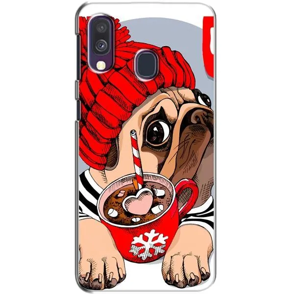 Чехол с принтом «Собачка в шапке» для Samsung Galaxy A40 2019 (A405F) Чехол с принтом «Собачка в шапке» для Samsung Galaxy A40 2019 (A405F)