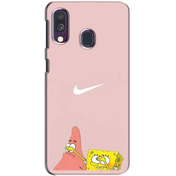 Чехол с принтом «Патрик и Губка» для Samsung Galaxy A40 2019 (A405F) Чехол с принтом «Патрик и Губка» для Samsung Galaxy A40 2019 (A405F)