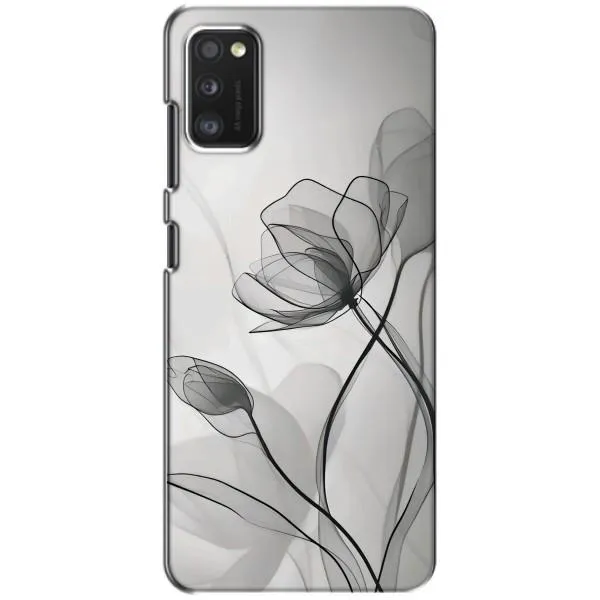 Чехол с принтом «Черные цветы» для Samsung Galaxy A41 (A415) Чехол с принтом «Черные цветы» для Samsung Galaxy A41 (A415)