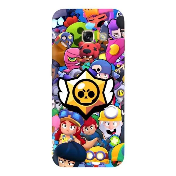 Чехол с принтом «Лого Brawl Stars» для Samsung Galaxy A5 2017 (A520, A520F) Чехол с принтом «Лого Brawl Stars» для Samsung Galaxy A5 2017 (A520, A520F)