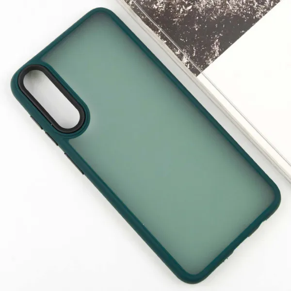 Чехол TPU+PC Lyon Frosted для Samsung Galaxy A50 (A505F) / A50s / A30s — Зеленый — фото 2 Чехол TPU+PC Lyon Frosted для Samsung Galaxy A50 (A505F) / A50s / A30s — Зеленый — фото 2
