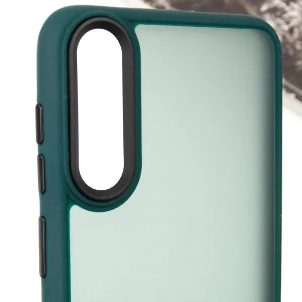 Чехол TPU+PC Lyon Frosted для Samsung Galaxy A50 (A505F) / A50s / A30s — Зеленый — фото 5 Чехол TPU+PC Lyon Frosted для Samsung Galaxy A50 (A505F) / A50s / A30s — Зеленый — фото 5