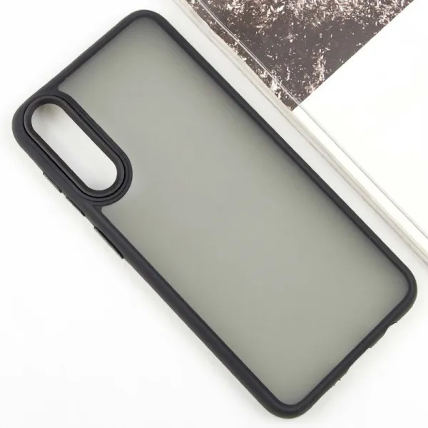 Чехол TPU+PC Lyon Frosted для Samsung Galaxy A50 (A505F) / A50s / A30s — Черный — фото 2