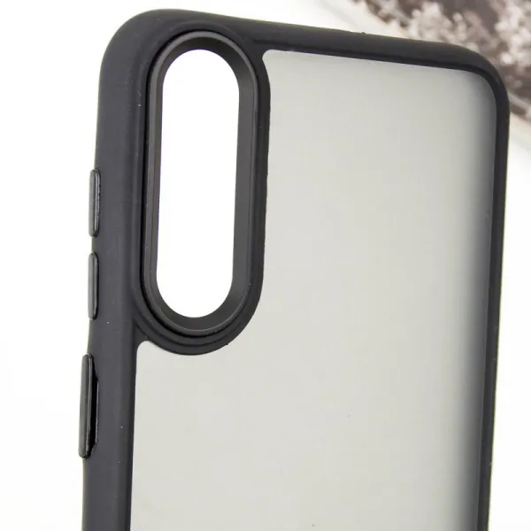 Чехол TPU+PC Lyon Frosted для Samsung Galaxy A50 (A505F) / A50s / A30s — Черный — фото 5