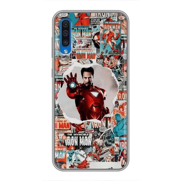 Чохол з принтом «Айронмен» для Samsung Galaxy A50 2019 (A505F)