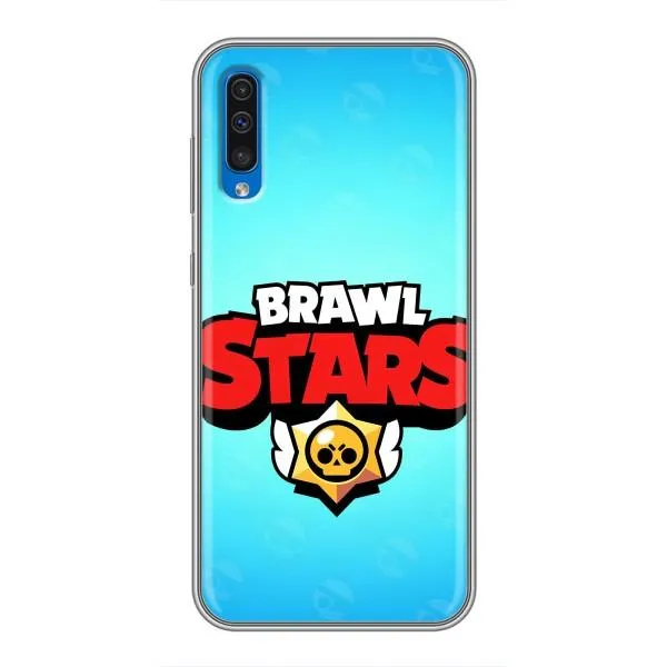 Чехол с принтом «Лого Бравл Старс» для Samsung Galaxy A50 2019 (A505F)