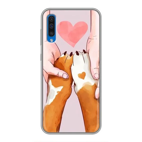 Чохол з принтом «Любовь до собак» для Samsung Galaxy A50 2019 (A505F)
