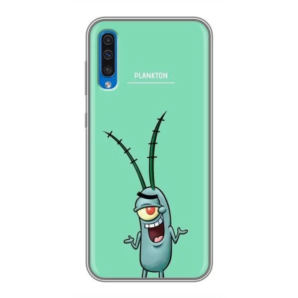 Чехол с принтом «Персонаж Планктон» для Samsung Galaxy A50 2019 (A505F)