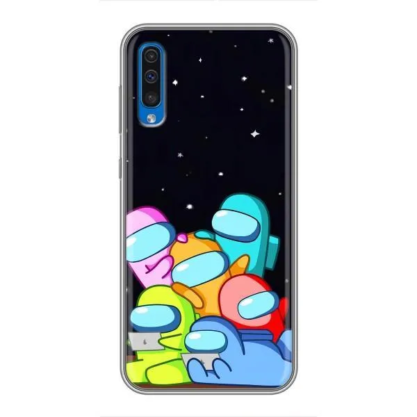 Чехол с принтом «Скины в космосе» для Samsung Galaxy A50 2019 (A505F)
