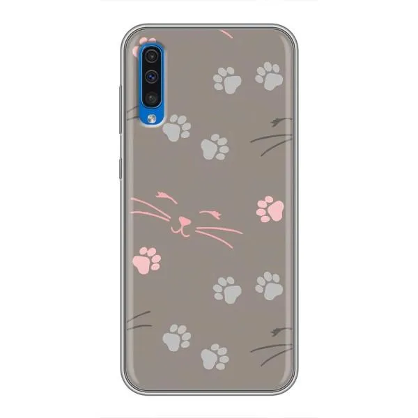 Чехол с принтом «Лапы и усы» для Samsung Galaxy A50 2019 (A505F)