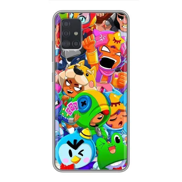 Чохол з принтом «Герої Бравл Старс» для Samsung Galaxy A51 (A515)