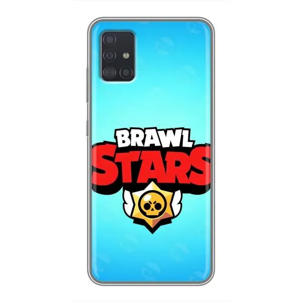 Чохол з принтом «Лого Бравл Старс» для Samsung Galaxy A51 (A515)